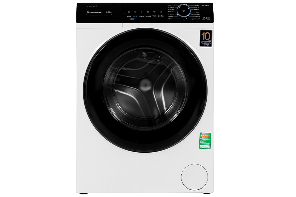 Máy giặt Aqua Inverter 8 KG AQD-A800F.W