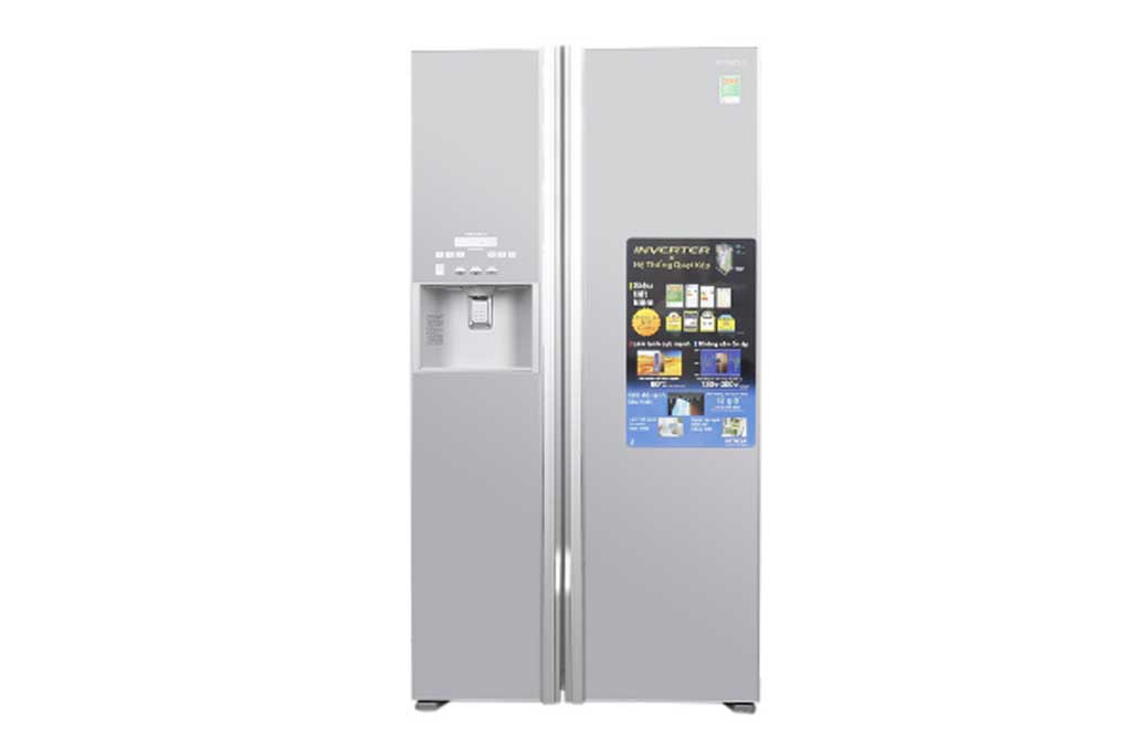 Tủ lạnh SBS Hitachi Inverter 605 lít R-FS800GPGV2(GS)