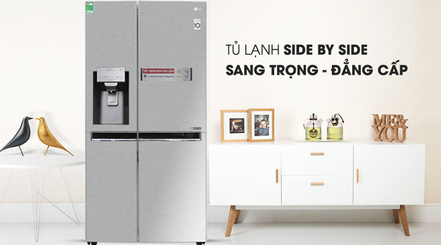 Tủ lạnh Side By Side LG GR-D257JS 635 lít 2 cửa Inverter